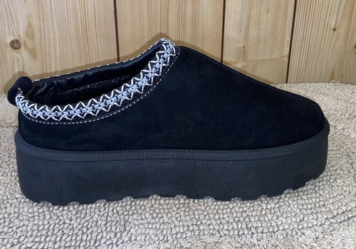Jessica Carlyle Donna Nero Stormy - 13LP Grosso Platform Mules Taglia 6, 7 e 10 - Foto 5 di 8