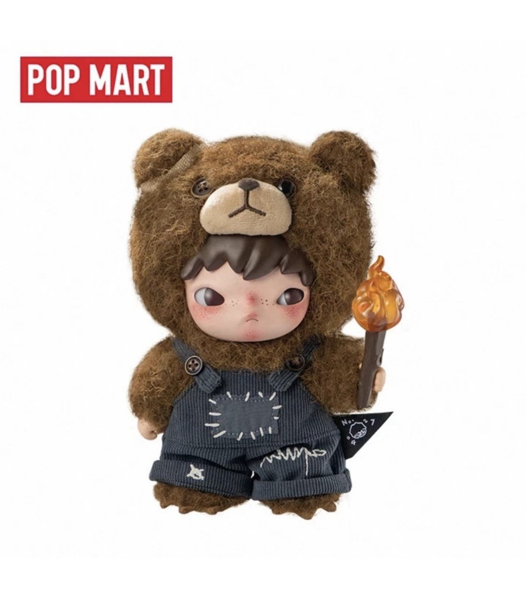 POP MART Hirono Living Wild Fight For Joy Bear Plush Doll USA