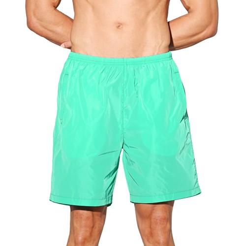 Pantalones cortos de playa deportivos de secado rápido con cordón para hombre con borde estrecho B4572 - Imagen 23 de 30