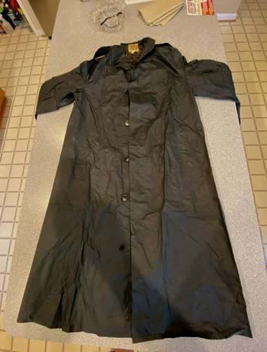 Vntg US Naval Academy Dress Rain Coat and Cap, "The Mariner"  Midshipmen's Store - product listing photo