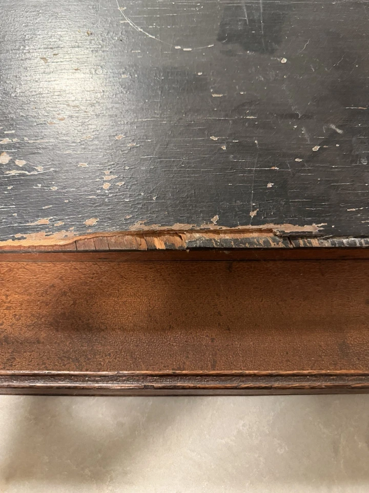 古董墙面秘书写字台带卷图 – 华盛顿、俾斯麦、拿破仑 — 第 4/4 张图片