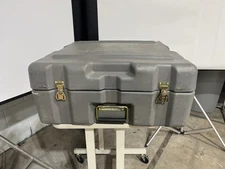 26x24x10 5" Depth Hard Plastic Instrument Road Case with Latches & Handles