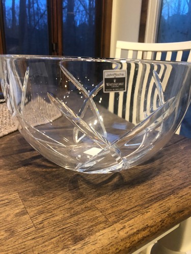 Waterford John Rocha Signature 10" Kristallschale Made in Ireland signiert - Bild 1 von 7