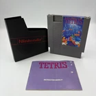 Vintage Tetris Nintendo NES Video Game Cartridge Manual Sleeve 1989 NTSC Puzzle