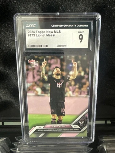 2024 Topps Now MLS # 173 CGC Mint 9 - Lionel Messi