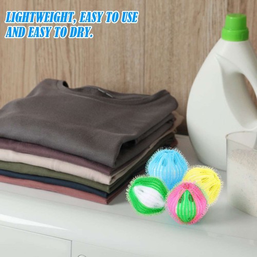 1pc/4pc Pet Hair Remover Balls – Reusable Laundry Dryer Lint Catcher for Clothes - Picture 5 of 15