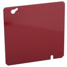 MULTIPLE 911-11 4-11/16" RED SQUARE BLANK COVER