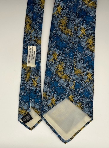Treasure Box Tie LaGuardia Airport Geometric Vtg Men’s Necktie 57.25 x 3.9” - Imagen 2 de 4