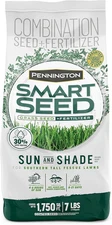 Smart Seed Sun and Shade Tall Fescue Grass Seed Mix for Southern Lawns 7 Lb