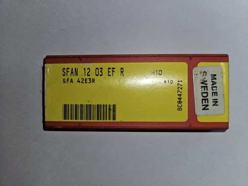 Inserto de carburo Sandvik SFAN 1203 EF R H10 10 piezas - Imagen 3 de 3