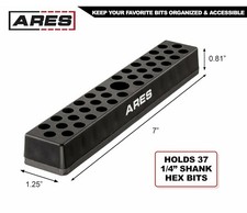 ARES 70080-37 Hole Hex Bit Organizer with Strong Magnetic Base