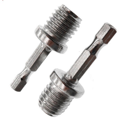 4pcs Connecting Rod Adapter For Electric Drills Backing Pad M14/M10 To 6mm - Picture 11 of 12