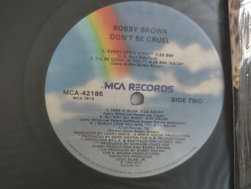 BOBBY BROWN - "DON'T BE CRUEL" / SHRINK w/ HYPE STICKER! / MCA RECORDS 1988 - Picture 4 of 4