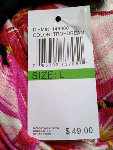 Spence Dress Womens Sz L Sleeveless Colorful Floral Sundress Party Cruise - Picture 14 of 15