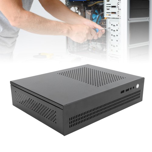 Small ITX Case Steel Support SSD 50mm CPU Cooler Compact PC Case With USB 2. NEW - Imagen 6 de 12