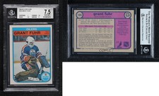 1982-83 O-Pee-Chee Grant Fuhr #105 BGS 7.5 Rookie RC HOF