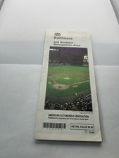AAA Baltimore and Northern Metropolitan Area Travel Road Map~93-94