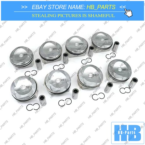 MAHLE 8X Pistons Rings Set Φ84.5mm for Audi A6 S5 Q7 VW Touareg 4.2L V8 BVJ CAUA - Picture 4 of 7