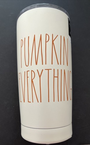Rae Dunn Tumbler “Pumpkin Everything” Insulated Stainless Steel Fall/Holiday NWT - Picture 2 of 5