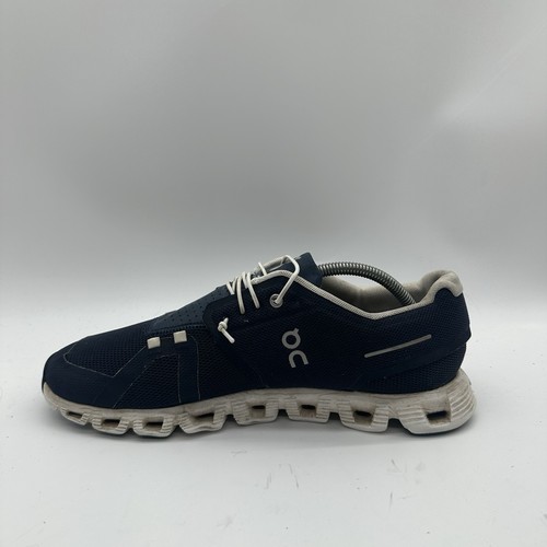 Herren Größe 10,5 On Cloud 5 Swiss Engineering Laufen Fitnessstudio Marineblau Schuhe Turnschuhe - Bild 5 von 9