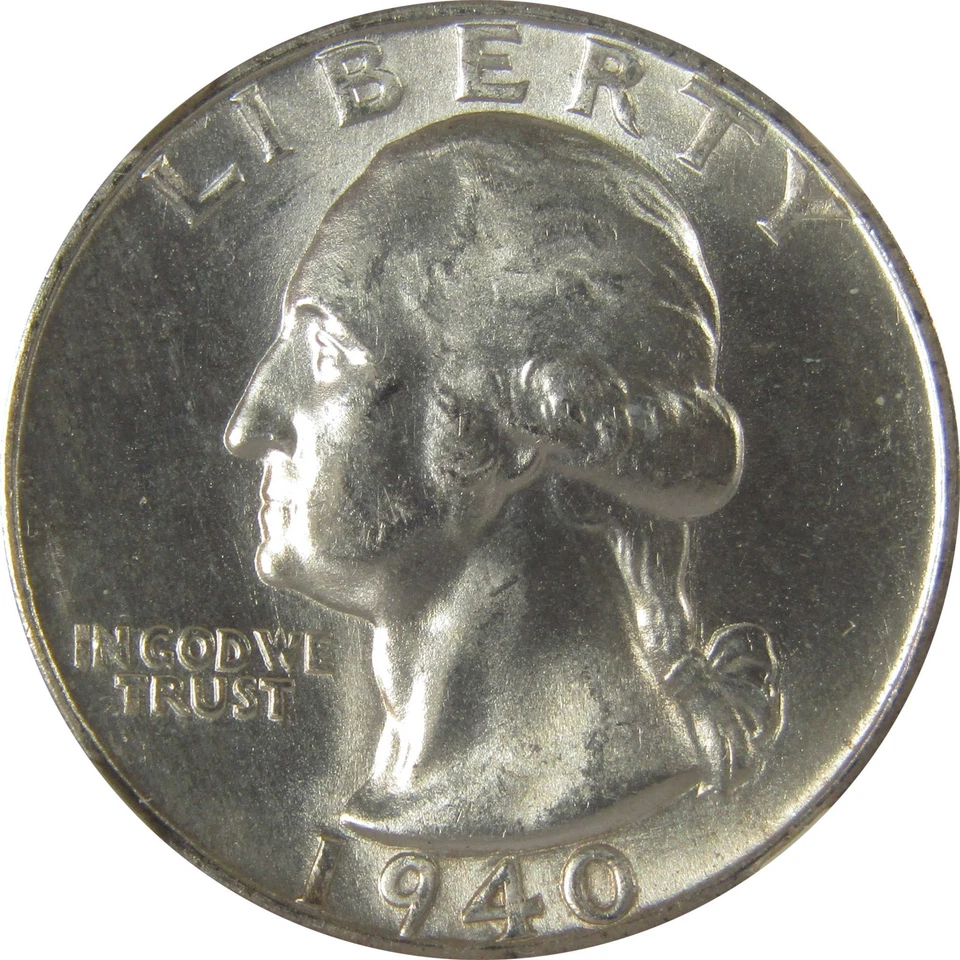 1940 D Washington Quarter MS 64 NGC Original Bag Fragment SKU:I22601 - Image 3 of 4