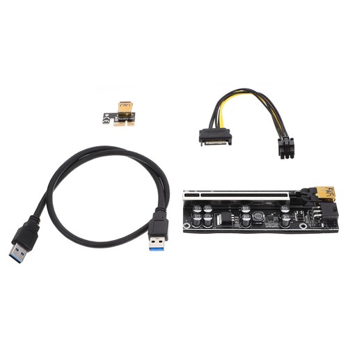 Horse-drawn PCI-E 1x to 16x Riser PCIe Extension Adapter - 第 9/12 張圖片