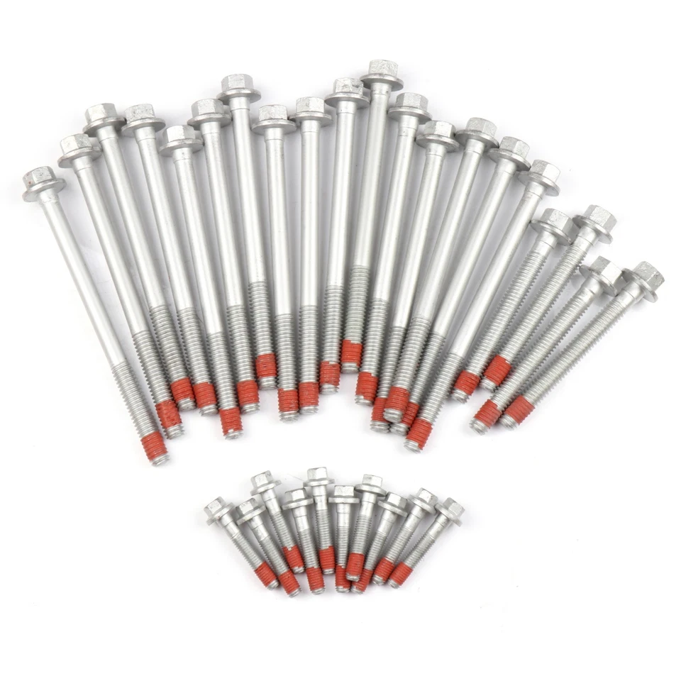 Juego de juntas de culata pernos de culata aptos para Chevrolet Silverado 1500 HD 2001-2003 6,0 L Foto 3 de 4