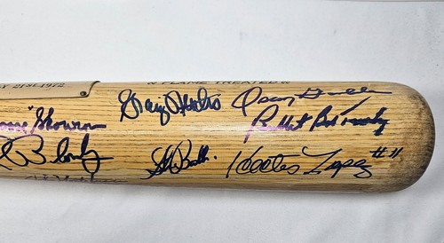 NY Yankees Multi Signed Adirondack Big Stick Bat Skowron Nettles Dent Gooden - Picture 1 of 24