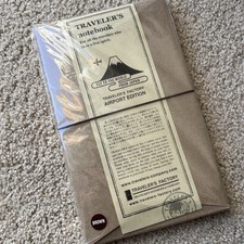 NEW TRAVELER'S FACTORY Notebook Narita Airport Edition regular Size Mt.Fuji, NWT