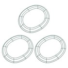  3 Stück DIY Metallkranzrahmen Blumengarten Ostereiförmiger