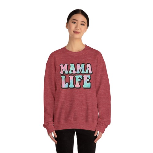 Mama Life Sweatshirt mit Rundhalsausschnitt, Cozy Mom Style, Geschenk für Mamas, Familie […] - Bild 78 von 80
