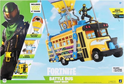 Battle Bus 14 Zoll Fahrzeug mit aufblasbaren Ballonlichtern und Sounds Unikat col - Bild 3 von 6