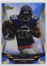 2014 Topps Finest Blue Refractor /99 Adrian Peterson #1