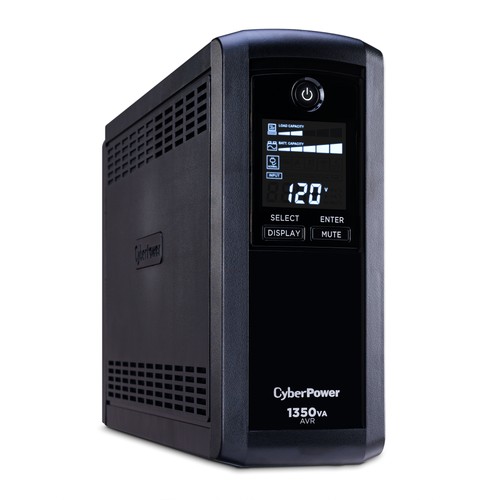 CyberPower CP1350AVRLCD-R Inteligentny system LCD UPS - certyfikowany odnowiony - Zdjęcie 2 z 8