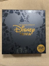 Disney Trivia Game Collectors Edition (2000)-Magical World, 2000 Cards,Black Box