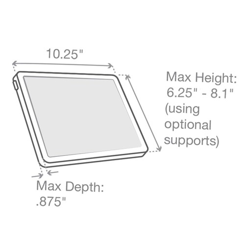 RAM-HOL-UN9U X-Grip Universal-Halterung für 229 cm - 254 cm Tablets kompatibe... - Afbeelding 7 van 8