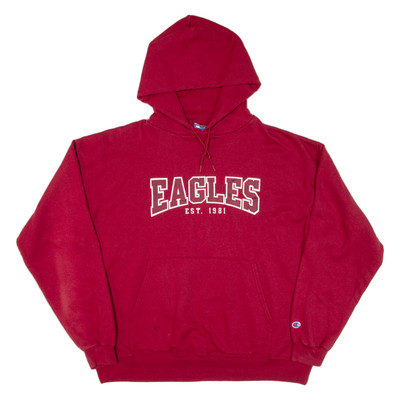 Champion Eagles Herren Hoodie rot USA 2XL