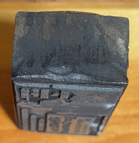 Rare Atlantis The Lost Continent Printing Block Anthony Hall, Sci Fi Adventure - Picture 5 of 7