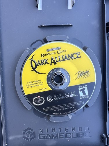 Baldur's Gate: Dark Alliance (Nintendo GameCube, 2002) No Manual Untested - Picture 13 of 15
