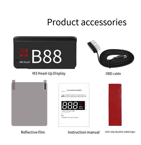 M3 Head-up Display hud Automotive universal GPS high-definition speed detector - Bild 1 von 10