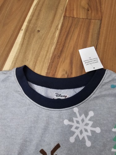 Disney Damen XL 100 Jubiläum Weihnachten Urlaub leichter Pyjama nur Oberteil - Bild 3 von 6