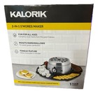 KALORIK 2-in-1 Stainless Steel Chocolate Fondue and S'Mores Maker.