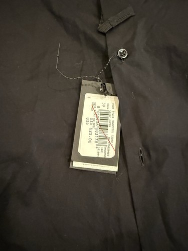 Giorgio Armani schwarzes Smokinghemd für Herren Größe 39/15,5 neu mit Etikett UVP $ 625 - Bild 5 von 6