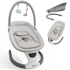 Baby Swing for Infants with Spacious Breathable Mesh Seat - 5-Point Harness...