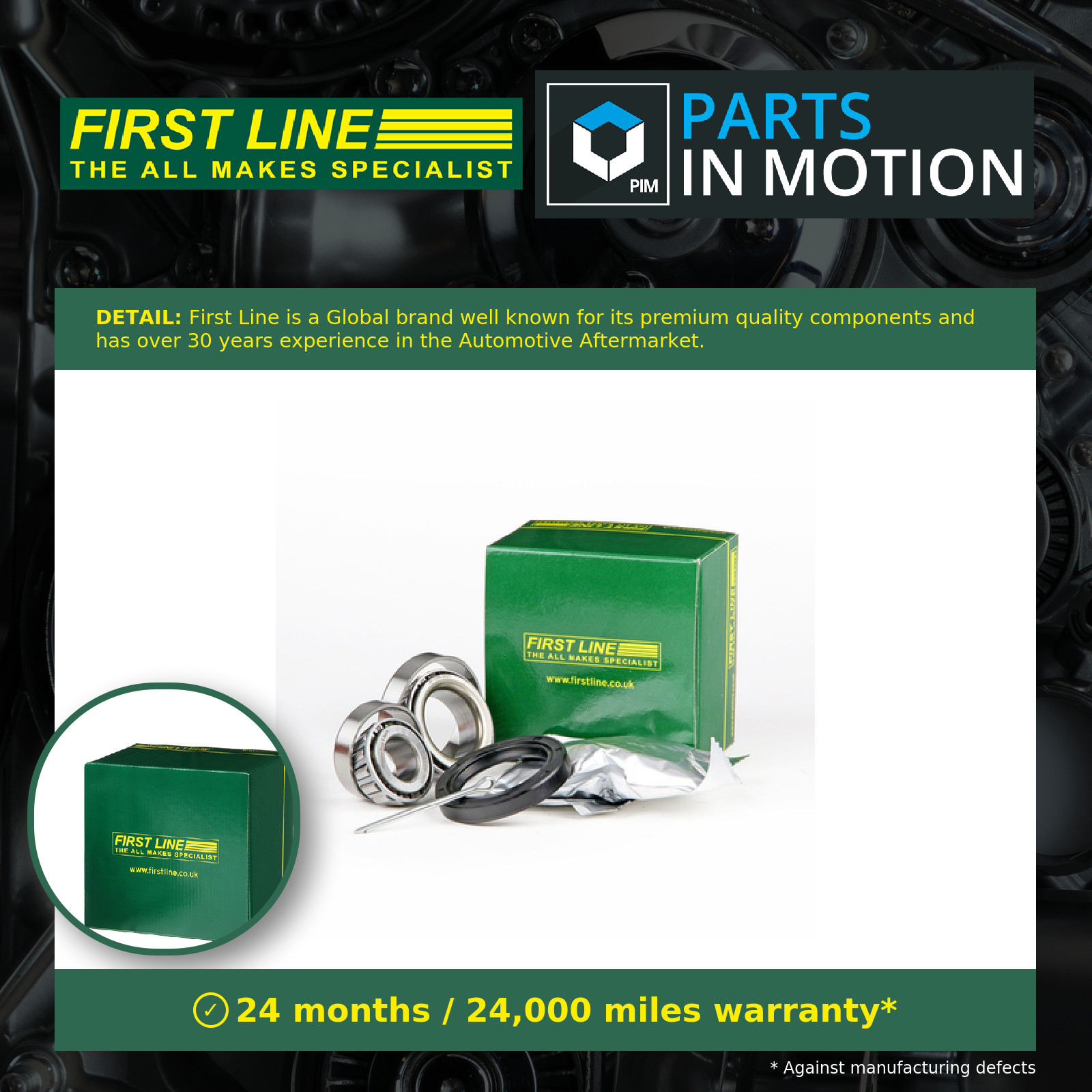 Wheel Bearing Kit FBK055 First Line 5007028 Genuine Top Quality Guaranteed New