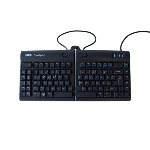 KINESIS Freestyle2 QWERTZ USB Keyboard Black - 第 1/10 張圖片
