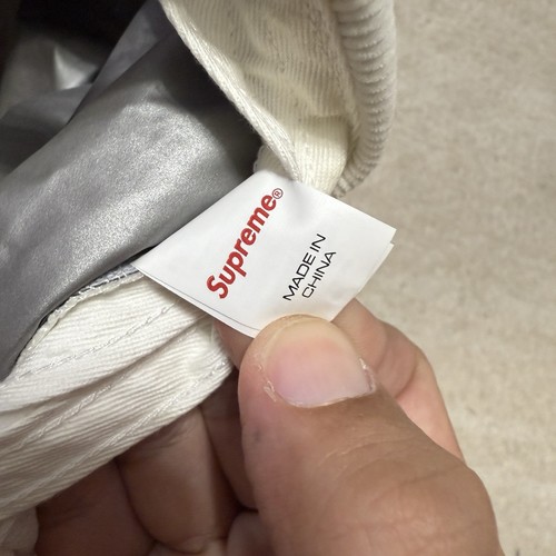 Supreme GORE-TEX Corduroy Camp Cap (FW21) White Adjustable - Picture 4 of 6