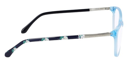 Draper James DJ5027 Eyeglasses Blue Crystal Rectangle 56mm New 100% Authentic - Picture 5 of 7