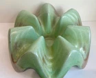 Frankoma Prairie Green Glaze Casserole Warming Stand  Vintage
