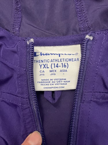 Champion “Cannon Beach Oregon Youth XL (14-16) Adirondack Pullover Purple - Picture 3 of 5